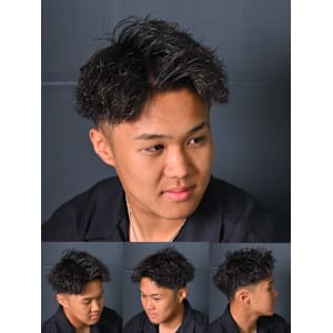 ツイストピンパーマ