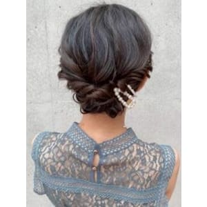 #スッキリまとめ髪　#ねじねじセットアップ