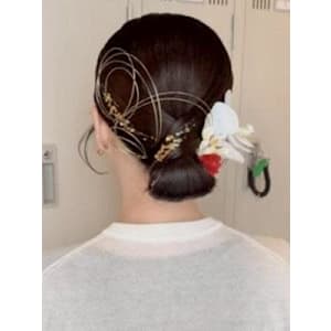 #着物ヘアセット