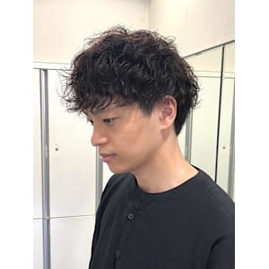 【平山明樹】縦落ちスパイラルパーマ