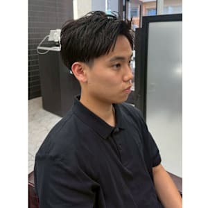 ツーブロック 刈り上げ アップバング ビジネスショート - MEN'S SALON SOLEIL by alfRed【メンズサロンソレイユ バイアルフレッド】掲載中