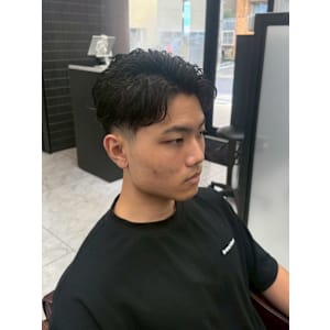 ツーブロック　刈り上げ　アップバング　　ビジネスショート - MEN'S SALON SOLEIL by alfRed【メンズサロンソレイユ バイアルフレッド】掲載中