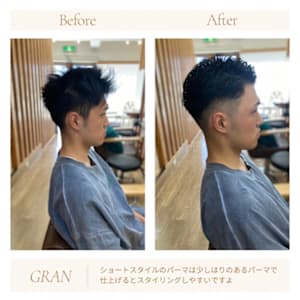 お客様髪質改善データ1893（メンズパーマ）