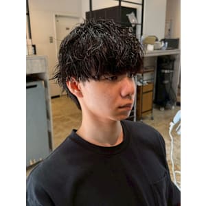 ツーブロック　刈り上げなし　無造作マッシュ　ウルフ - MEN'S SALON SOLEIL by alfRed【メンズサロンソレイユ バイアルフレッド】掲載中