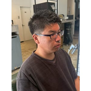 大人ショート　刈り上げショート　短髪　アップバング　 - MEN'S SALON SOLEIL by alfRed【メンズサロンソレイユ バイアルフレッド】掲載中