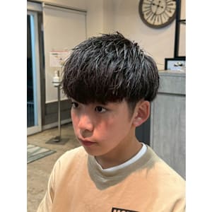 ショートマッシュ　束感　ツーブロック　刈り上げ - MEN'S SALON SOLEIL by alfRed【メンズサロンソレイユ バイアルフレッド】掲載中