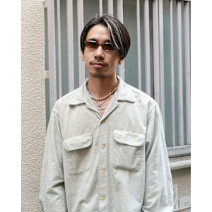 【Lolonois天満】メンズセンターパートハイライト