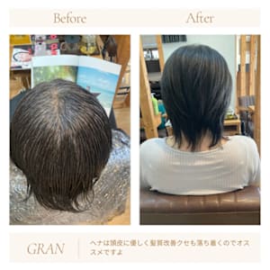お客様髪質改善データ1898（ヘナで髪質改善）  - Grand × AtlierDonguri【グランバイアトリエドングリ】掲載中