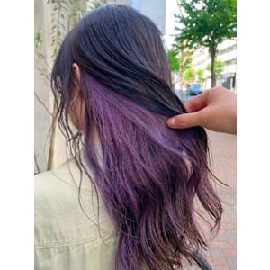 パープルインナーカラー