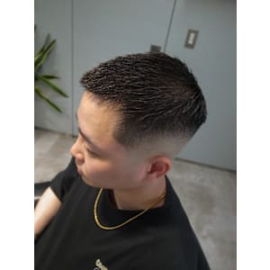 バーバーショートクロップスキンフェード/渋谷