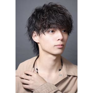 波巻きゆるふわマッシュウルフ