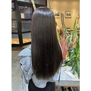 【Lolonois中津】髪質改善酸性ストレート×グレージュ