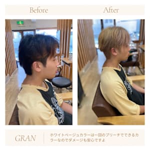 お客様髪質改善データ1899（ブリーチカラー）