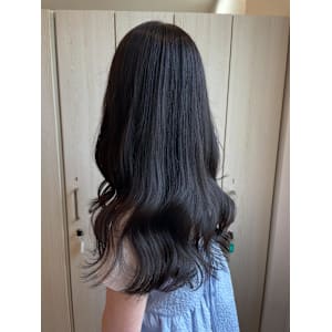 ブルーアッシュ/透明感カラー/暗髪カラー