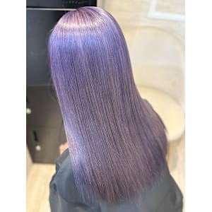 《鈴木茉奈》ブルーラベンダー/ケアブリーチ/艶髪
