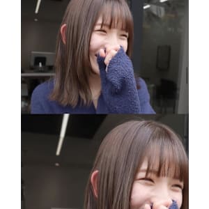 ミディアム　透明感カラー