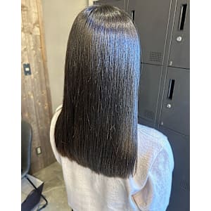 【Lolonois中津】髪質改善酸性ストレート×ブラック