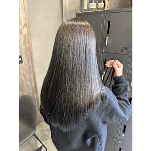 【Lolonois中津】髪質改善カラーブルーブラック