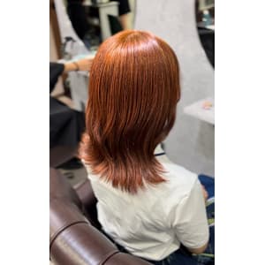 オレンジブラウン×ダブルカラー - GLADGE池袋/ダブルカラー/ブリーチ【グラッジイケブクロダブルカラーブリーチ】掲載中