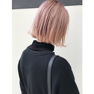 【Lolonois中津】フレンチボブ×ピンクハイベージュ