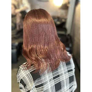 ナナセ/ピンクブラウン/艶カラー