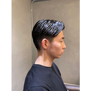 クールウェット×ツーブロック