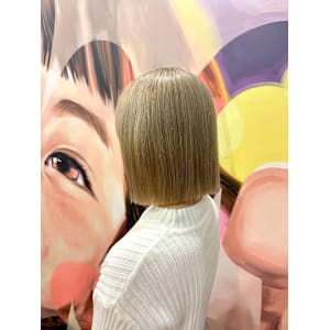 ブリーチ/ベージュ/似合わせカット/個室サロン