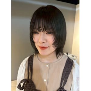 ショートレイヤー/韓国風/札幌美容室/個室サロン