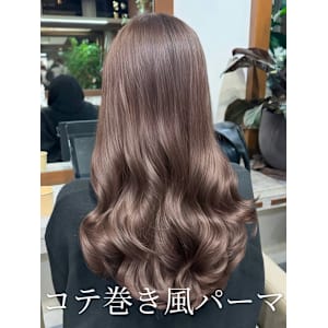 #韓国風パーマ#コテ巻き風パーマ #パーマロング#韓国へア