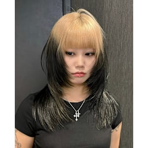 ルーツカラー　デザインカラー　ハイトーン　表参道/原宿 - Null 表参道本店 デザインカラー/ダブルカラー【ヌル】掲載中