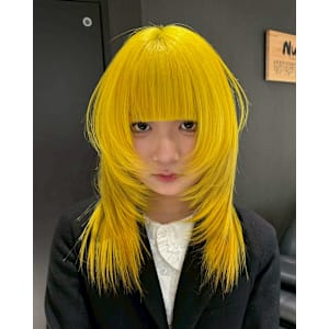 イエロー　デザインカラー　ハイトーン　表参道/原宿 - Null 表参道本店 デザインカラー/ダブルカラー【ヌル】掲載中