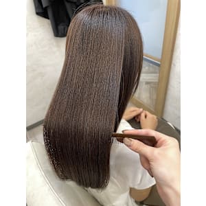 髪質改善メテオのブラウンカラー