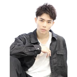 【短髪アップバングショート】ツイスパ、シャドウパーマ