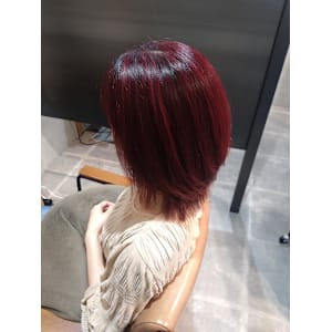 ハイライト×ラズベリーレッド☆ - 半個室型美容室 Sourire 姪浜店【ハンコシツガタビヨウシツスーリールメイノハマテン】掲載中
