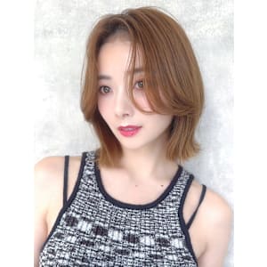 【La fith】カーテンバング×切りっぱなしボブ