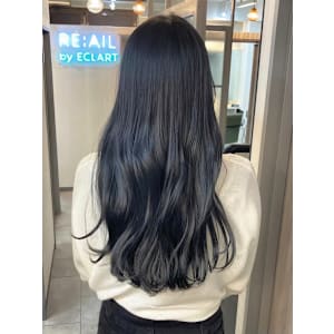 髪質改善ブルーブラック