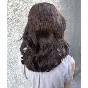 透明感ツヤ感　ナチュラルブラウンカラー