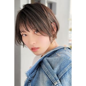 大人可愛い/ショートボブ/切りっぱなしボブ/ミニボブ/ボブ