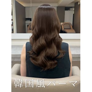 韓国風パーマ/コテ巻き風パーマ/レイヤーカット