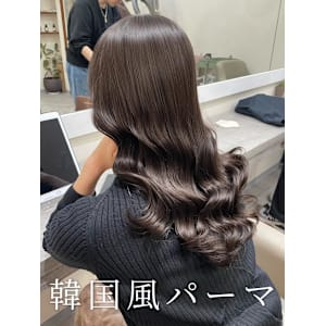 韓国風パーマ/コテ巻き風パーマ/レイヤーカット