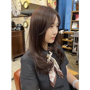 艶感たっぷりブラウニーカラー