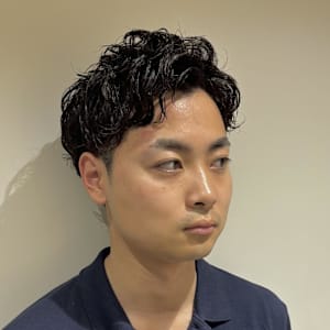 無造作パーマスタイル