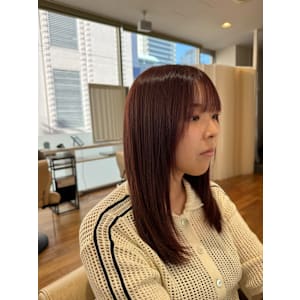 【しゅう】ブリーチなしの高明度カラー