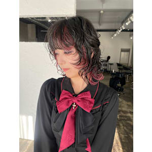 デザインカラー/ウルフカット