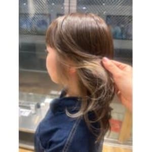 馴染むインナーカラー【髪質改善・縮毛矯正・イルミナカラー】　