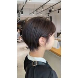 ショートスタイル【酸性ストレート/髪質改善/イルミナカラー】