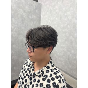 毛流れセンターパート