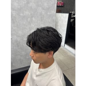 毛流れセンターパート