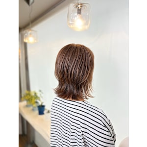 クセをいかした外ハネスタイル