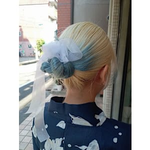 【#浴衣 #着付け #夏祭り#花火】ヘアセット#赤羽美容室